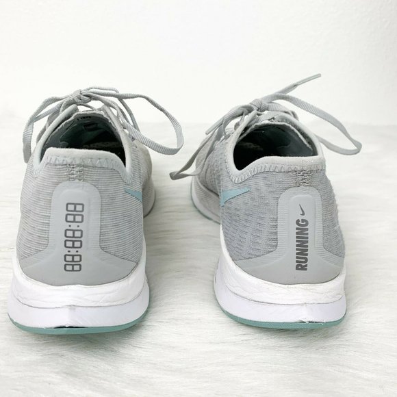 Nike Womens 8.5 Gray Zoom X Pegasus Turbo 2 Shoes - Picture 6 of 9